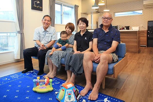 鬼塚工務店の二世帯住宅